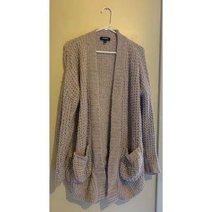 Express Chenille Fluffy Cardigan